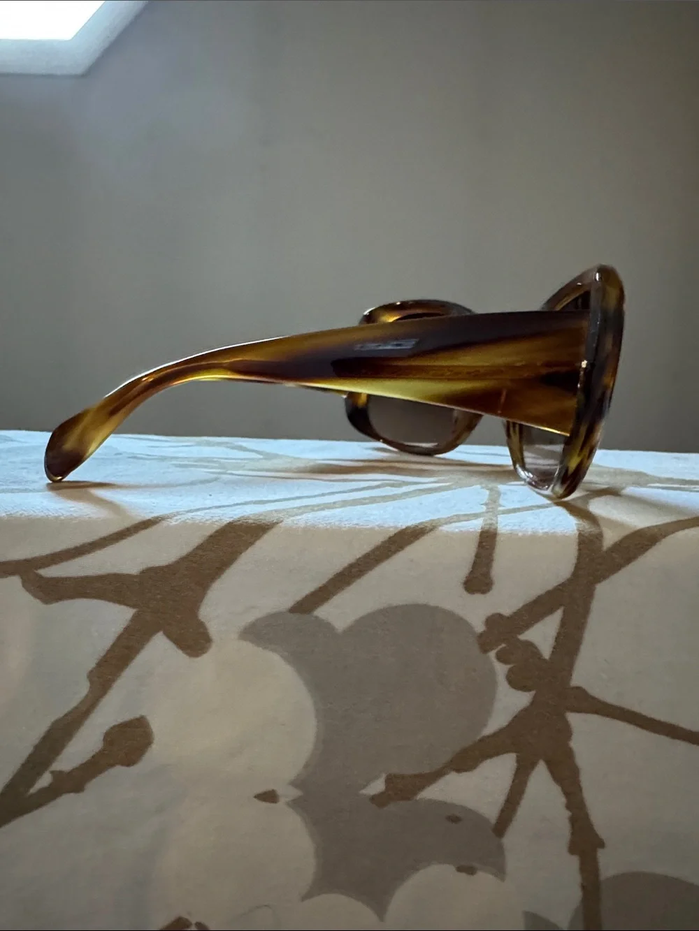 Oliver Peoples Women's Dark Brown Tortoiseshell Oversized Sunglasses